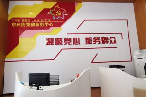 平博（中国）集团党支部书记陈文舒到东环街党群企综合服务中心参访交流
